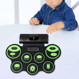 Maxbell Electronic Drum Set Practice Drum Pad Machine for Professional Children Gift