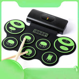 Maxbell Electronic Drum Set Practice Drum Pad Machine for Professional Children Gift