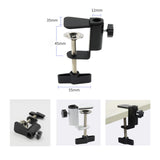 Maxbell Desk Table Mount Clamp Accessories Protective Arm Stand for Microphone Black