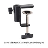 Maxbell Desk Table Mount Clamp Accessories Protective Arm Stand for Microphone Black