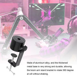 Maxbell C Clamp Base Stand Desk Lamp Bracket Clamp for Speech Presentation Recording