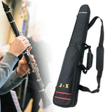 Maxbell Clarinet Carrying Case Canvas Foam Padding Portable for Practice Gifts Stage