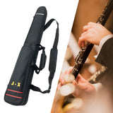 Maxbell Clarinet Carrying Case Canvas Foam Padding Portable for Practice Gifts Stage