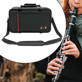 Maxbell BB Clarinet Carry Case with Exterior Pocket Lightweight for Beginner Outdoor