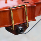 Maxbell Violin Pickup Easy to Mount Portable Piezo Violin Pickup for Violin Mandolin
