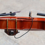 Maxbell Violin Pickup Easy to Mount Portable Piezo Violin Pickup for Violin Mandolin