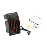 Maxbell 5 Band Acoustic Guitar Preamp Acoustic Guitar Accessory Sturdy Guitar Pickup