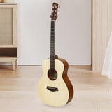 Maxbell Classical Acoustic Guitar 37inch Gloss 6 Strings Guitar for Parties Gig Kids light brown