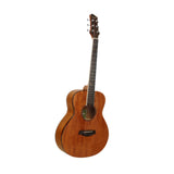 Maxbell Classical Acoustic Guitar 37inch Gloss 6 Strings Guitar for Parties Gig Kids dark brown