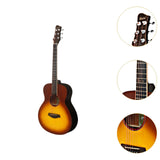 Maxbell Classical Acoustic Guitar 37inch Gloss 6 Strings Guitar for Parties Gig Kids gradient color