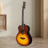 Maxbell Classical Acoustic Guitar 37inch Gloss 6 Strings Guitar for Parties Gig Kids gradient color