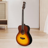 Maxbell Classical Acoustic Guitar 37inch Gloss 6 Strings Guitar for Parties Gig Kids gradient color