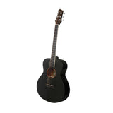 Maxbell Classical Acoustic Guitar 37inch Gloss 6 Strings Guitar for Parties Gig Kids black