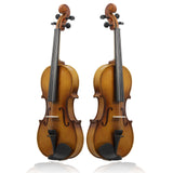 Maxbell 4/4 Full Size Violin Sturdy Rosin Violin for Kids Adults Gifts Play Practice