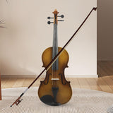 Maxbell 4/4 Full Size Violin Sturdy Rosin Violin for Kids Adults Gifts Play Practice