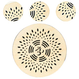 Maxbell Stream Drum Sound Sea Drum Wooden Water Sound Hand Drum for Home Supplies Gift