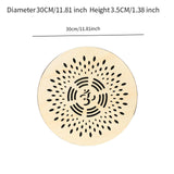 Maxbell Stream Drum Sound Sea Drum Wooden Water Sound Hand Drum for Home Supplies Gift