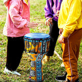 Maxbell Djembe Drum Professional African Drum for Birthday Gifts Children Boys Girls Yellow