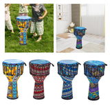 Maxbell Djembe Drum Professional African Drum for Birthday Gifts Children Boys Girls Yellow
