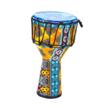 Maxbell Djembe Drum Professional African Drum for Birthday Gifts Children Boys Girls Yellow