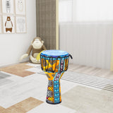 Maxbell Djembe Drum Professional African Drum for Birthday Gifts Children Boys Girls Yellow