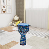 Maxbell Djembe Drum Professional African Drum for Birthday Gifts Children Boys Girls Blue