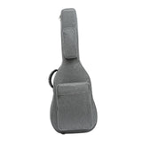 Maxbell Bass Guitar Bag Waterproof with Side Handle Lightweight Electric Guitar Case Gray