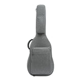 Maxbell Bass Guitar Bag Waterproof with Side Handle Lightweight Electric Guitar Case Gray