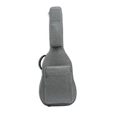 Maxbell Bass Guitar Bag Waterproof with Side Handle Lightweight Electric Guitar Case Gray