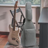 Maxbell Bass Guitar Bag Waterproof with Side Handle Lightweight Electric Guitar Case Gray