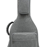 Maxbell Bass Guitar Bag Waterproof with Side Handle Lightweight Electric Guitar Case Gray