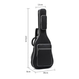 Maxbell Bass Guitar Bag Waterproof with Side Handle Lightweight Electric Guitar Case Black