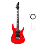 Maxbell 6 Strings Electric Guitar 39.17' for Music Art Toys Preschool Educational Toy red