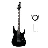 Maxbell 6 Strings Electric Guitar 39.17' for Music Art Toys Preschool Educational Toy black