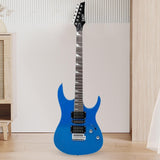 Maxbell 6 Strings Electric Guitar 39.17' for Music Art Toys Preschool Educational Toy blue