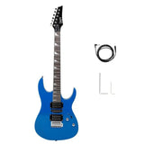 Maxbell 6 Strings Electric Guitar 39.17' for Music Art Toys Preschool Educational Toy blue