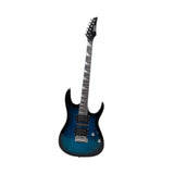 Maxbell 6 Strings Electric Guitar 39.17' for Music Art Toys Preschool Educational Toy black and blue