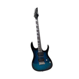 Maxbell 6 Strings Electric Guitar 39.17' for Music Art Toys Preschool Educational Toy black and blue