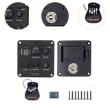 Maxbell Acoustic Guitar Pickup Sound Hole Guitar EQ Equalizer Pickup for Folk Guitar
