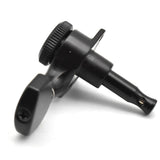 Maxbell 6x Electric Guitar String Tuning Pegs 1:18 for Folk Classic Guitar Accessory Black Left
