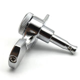 Maxbell 6x Electric Guitar String Tuning Pegs 1:18 for Folk Classic Guitar Accessory Silver Left Right