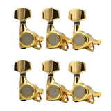 Maxbell 6x Electric Guitar String Tuning Pegs 1:18 for Folk Classic Guitar Accessory Gold Right