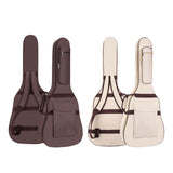 Maxbell Electric Gig Bag Guitar Dust Cover Bag for Travel 40-41inch Acoustic Guitars Coffee