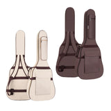 Maxbell Electric Gig Bag Guitar Dust Cover Bag for Travel 40-41inch Acoustic Guitars Coffee