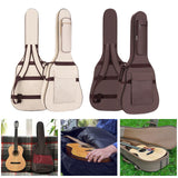 Maxbell Electric Gig Bag Guitar Dust Cover Bag for Travel 40-41inch Acoustic Guitars Coffee