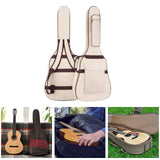 Maxbell Electric Gig Bag Guitar Dust Cover Bag for Travel 40-41inch Acoustic Guitars Beige