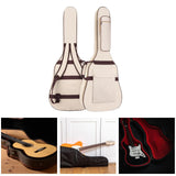 Maxbell Electric Gig Bag Guitar Dust Cover Bag for Travel 40-41inch Acoustic Guitars Beige