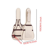 Maxbell Electric Gig Bag Guitar Dust Cover Bag for Travel 40-41inch Acoustic Guitars Beige