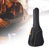 Maxbell Electric Gig Bag and Pockets Guitar Case for Acoustic Guitars Travel Concert Orange