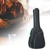 Maxbell Electric Gig Bag and Pockets Guitar Case for Acoustic Guitars Travel Concert Green